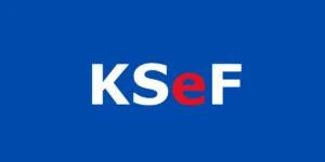 Panel Krajowy System e-Faktur z fakturą o statusie „zaakceptowana” i nadanym numerze.