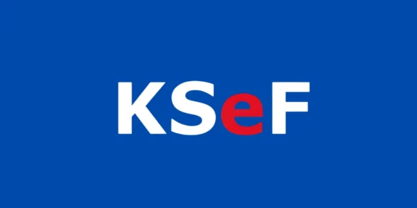Panel Krajowy System e-Faktur z fakturą o statusie „zaakceptowana” i nadanym numerze.