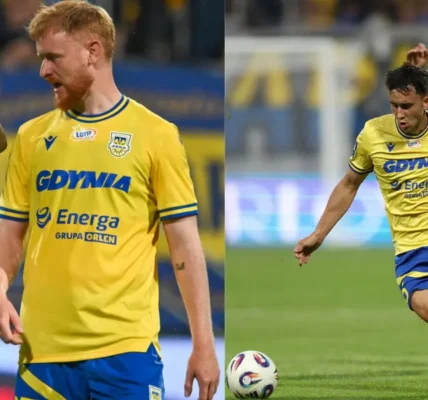 Radomiak Radom vs Arka Gdynia – Rafał Wolski celebrates goal during Ekstraklasa match in Radom