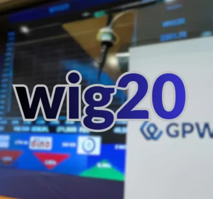 WIG20 w dół, Orlen w górę