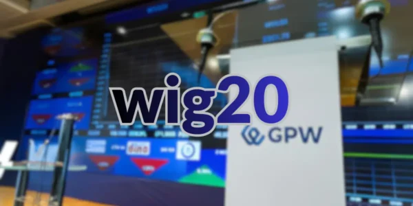 WIG20 w dół, Orlen w górę