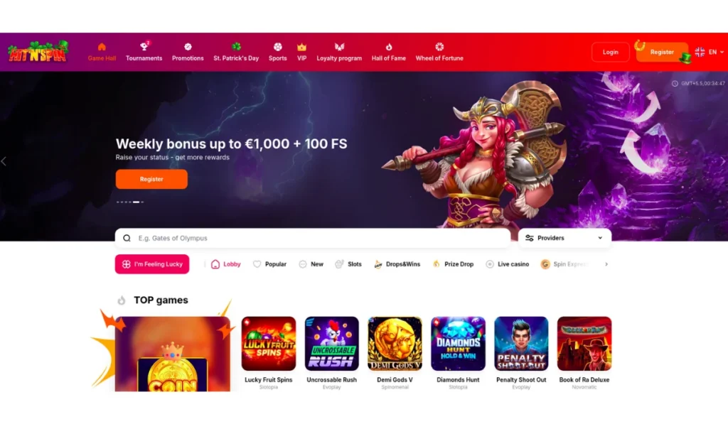Hit n Spin casino
