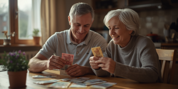 Senior sprawdzający nową emeryturę po waloryzacji 2026.