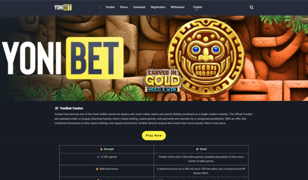 Yonibet Casino